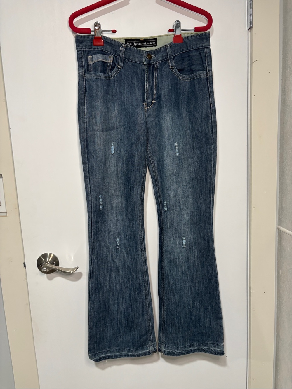 Y2K Polo by Ralph Lauren Women’s Medium Wash Flared Jeans